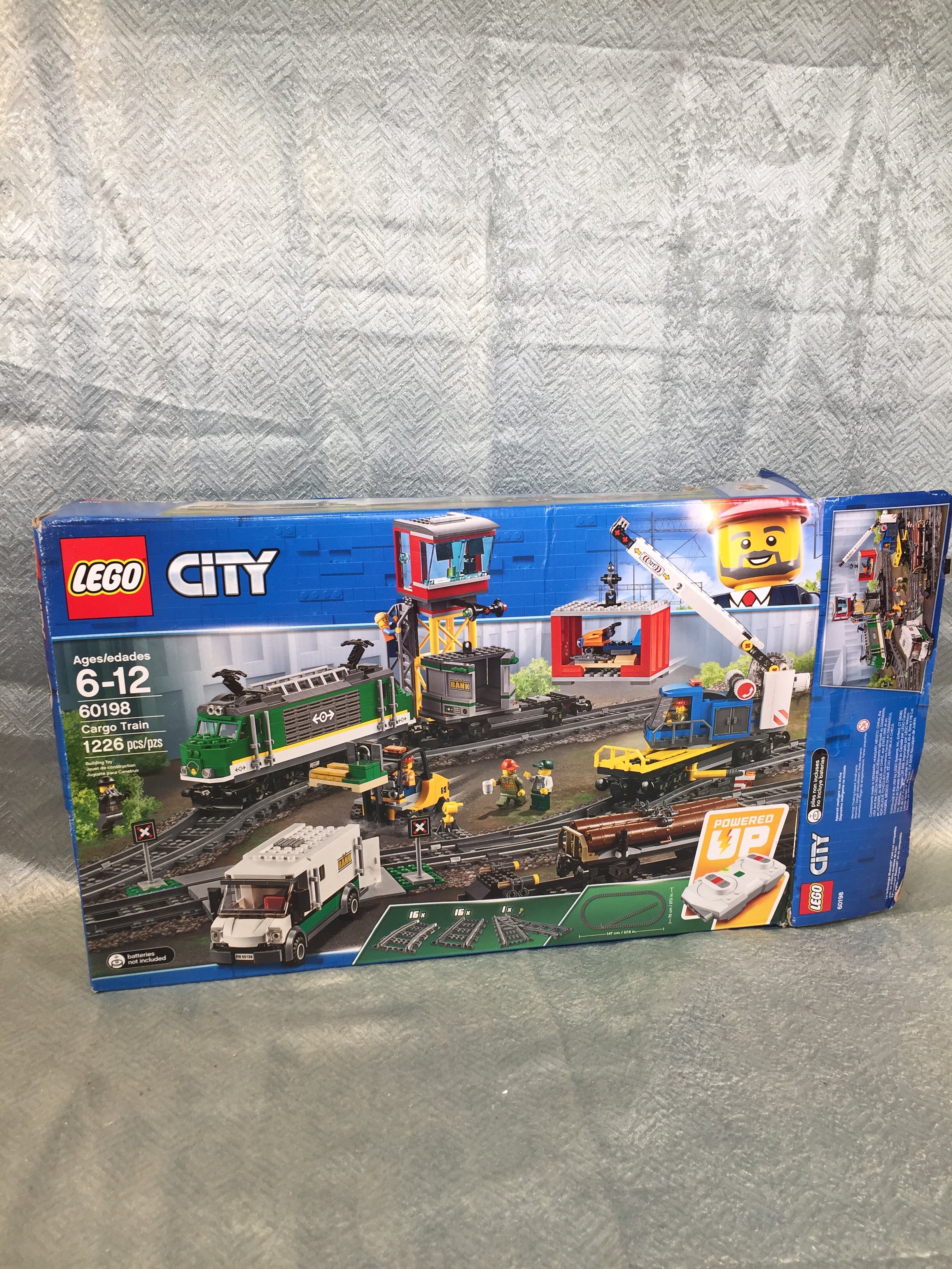 LEGO City Cargo Train 60198 Exclusive Remote Control Train Set - OPEN BOX (7609043812590)